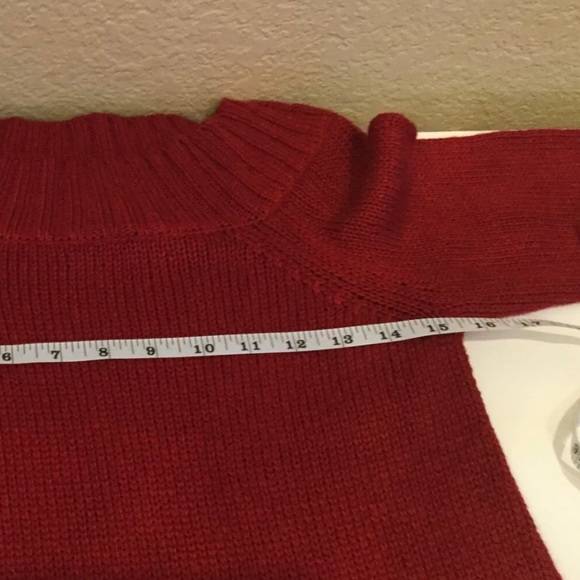 Ann Taylor Loft Pullover Ruby Red Sweater XS - Picture 8 of 10